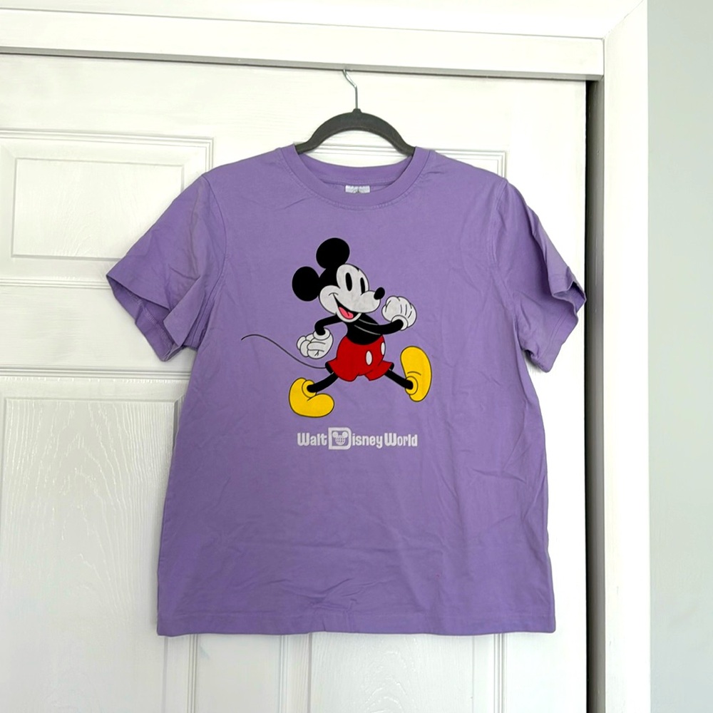 Purple Mickey Walt Disney World Tshirt